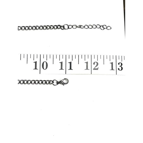 NEW Aqua Blue Rhinestone Turquoise Enamel Necklace Earrings Set Lot F024 - Picture 5 of 5